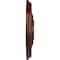 Ekena Millwork Edinburgh Medallion (Canopies up to 5 1/8"), 18 1/8"OD x 3 1/2"ID x 2 3/4"P, Brushed Mahogany CM18ED1BMF - alternate 2